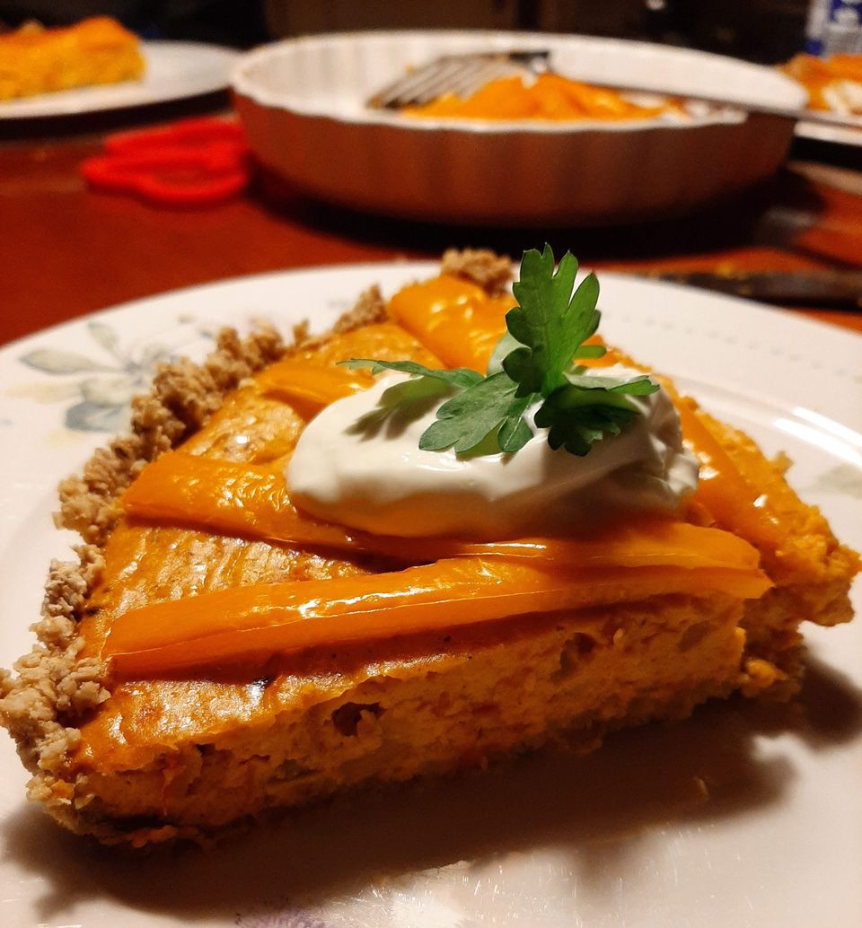 Savory pumpkin pie